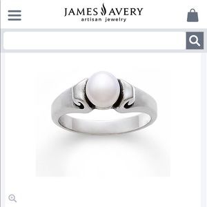 Pearl Scroll James Avery Ring - great condition ❤️